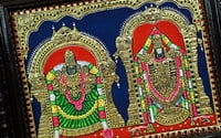 Balaji Thayar (Padmavati) Tanjore Painting