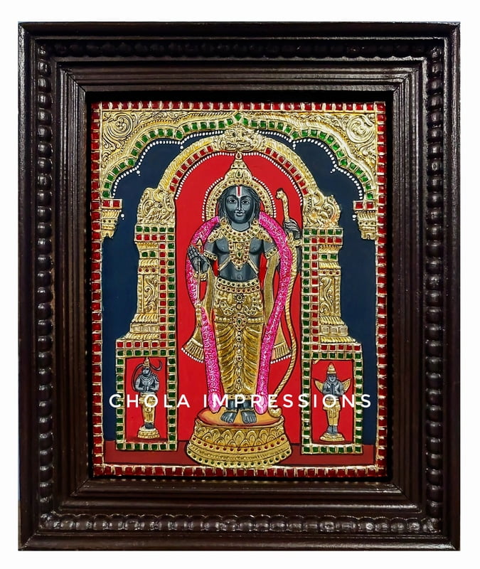 Ayodhya Sri Ram Lalla Tanjore Painting - Exclusive Collection