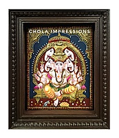 Buy Online Ganesha Tanjore Painting  Mangala Arts