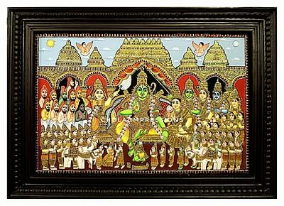 Ramar Pattabishegam - Chola Impressions Masterpiece Painting