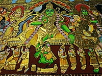 Ramar Pattabishegam - Chola Impressions Masterpiece Painting Ramar Pattabishegam - Chola Impressions Masterpiece Painting