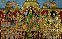 Ramar Pattabishegam - Chola Impressions Masterpiece Painting Ramar Pattabishegam - Chola Impressions Masterpiece Painting