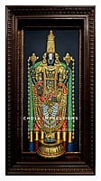 Exclusive Lord Balaji Realistic Tanjore Painting -  with American Diamonds