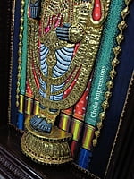 Exclusive Lord Balaji Realistic Tanjore Painting -  with American Diamonds