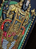 Exclusive Lord Balaji Realistic Tanjore Painting -  with American Diamonds