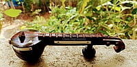 Exquisite Handcarved Rosewood Miniature Veena - 8 inches