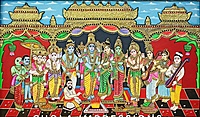 Srinivasa Kalyanam Tanjore Painting - Exclusive Collection