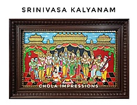 Srinivasa Kalyanam Tanjore Painting - Exclusive Collection